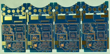 6Layer Fr4 χρυσός 50 ωμ σύνθετης αντίστασης PCB Immerion ελέγχου με 160X80mm
