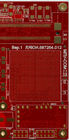 Κόκκινη μάσκα 4 στρώμα 1.60mm ύλης συγκολλήσεως πίνακας PCB 1oz 4mil Bluetooth